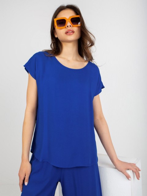 Bluzka D73761R10978O kobaltowy S