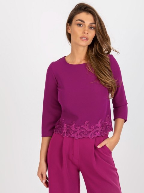 Bluzka LK-BZ-505970.33P fioletowy 40