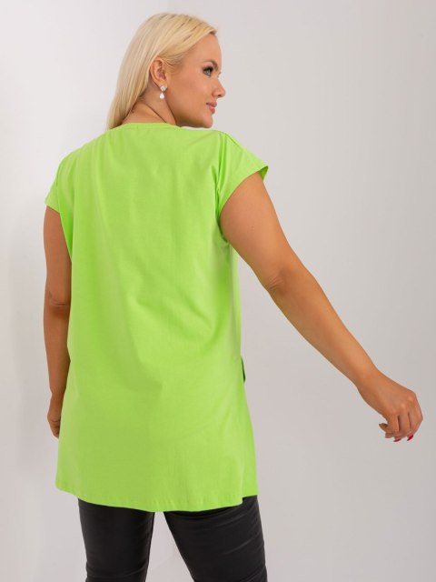 Bluzka RV-BZ-8850.98 limonkowy Bluzka RV-BZ-8850.98 limonkowy