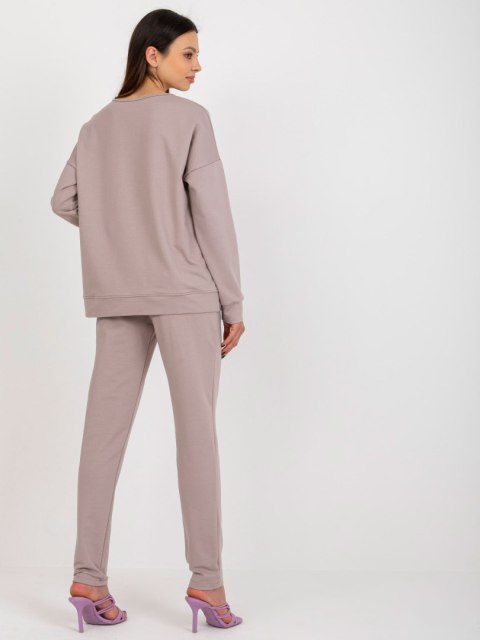 Komplet LK-KMPL-509315.06 ciemny bezowy L/XL