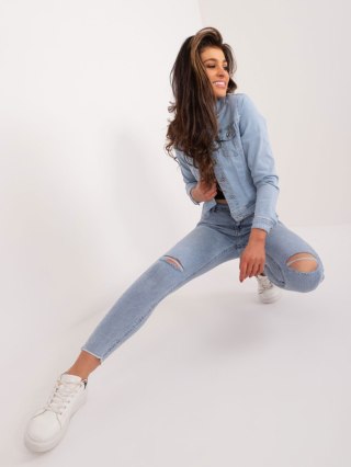 Spodnie jeans NM-SP-PJ23109.71 niebieski S