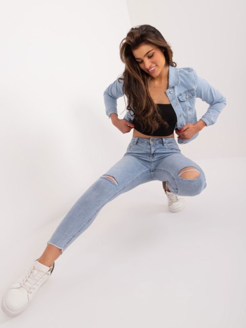 Spodnie jeans NM-SP-PJ23109.71 niebieski S Spodnie jeans NM-SP-PJ23109.71 niebieski S
