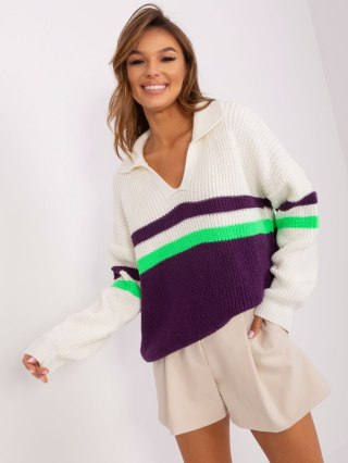 Sweter BA-SW-8054.91P ciemny fioletowy