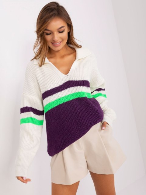Sweter BA-SW-8054.91P ciemny fioletowy Sweter BA-SW-8054.91P ciemny fioletowy
