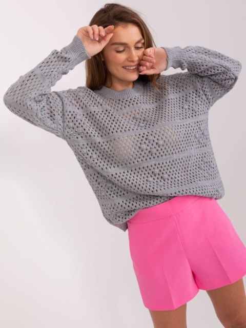 Sweter BA-SW-9007.85P szary Sweter BA-SW-9007.85P szary