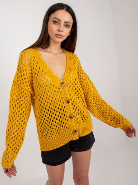 Sweter BA-SW-9009.26P ciemny żółty Sweter BA-SW-9009.26P ciemny żółty