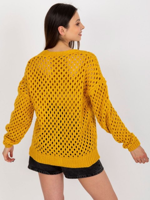 Sweter BA-SW-9009.26P ciemny żółty Sweter BA-SW-9009.26P ciemny żółty
