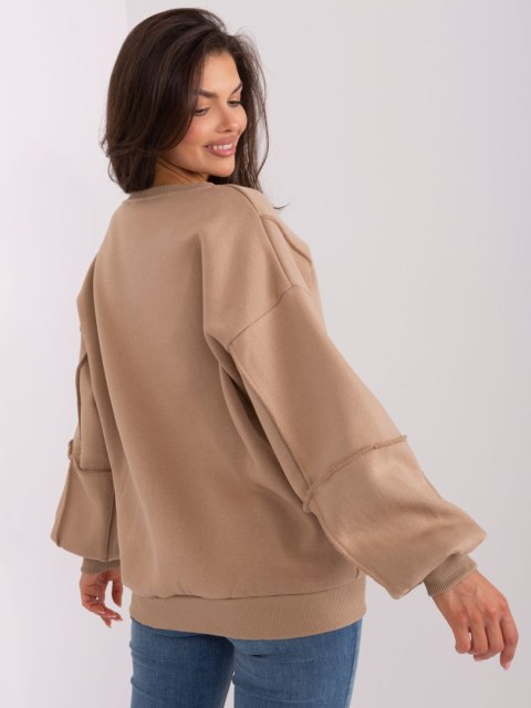 Bluza EM-BL-763.00P ciemny bezowy Bluza EM-BL-763.00P ciemny bezowy