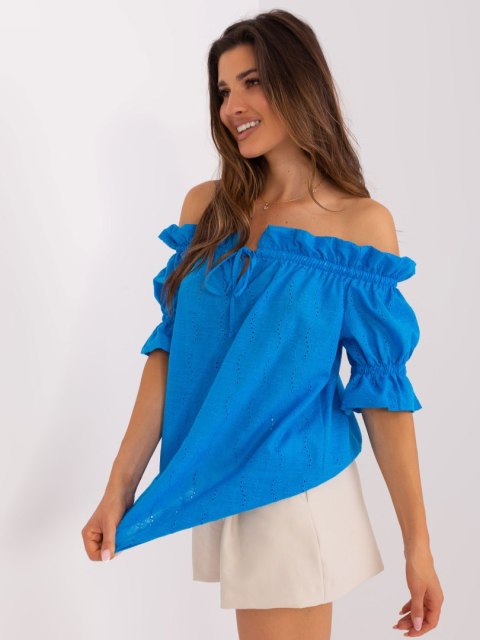 Bluzka LK-BZ-509355.68P niebieski L/XL Bluzka LK-BZ-509355.68P niebieski L/XL