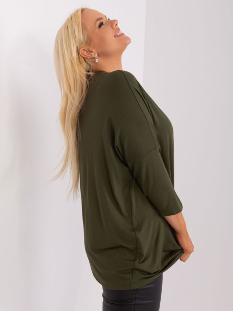 Bluzka RV-BZ-5745.18 khaki Bluzka RV-BZ-5745.18 khaki