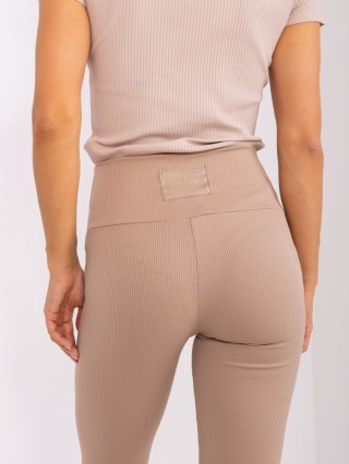 Leginsy TW-LG-OB059.37X ciemny bezowy L