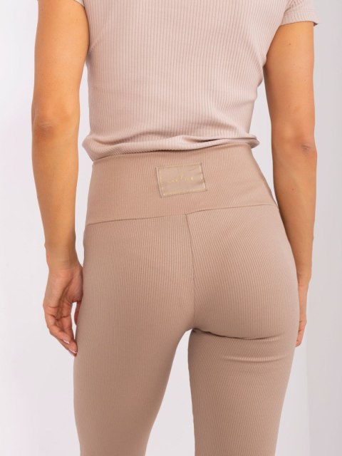 Leginsy TW-LG-OB059.37X ciemny bezowy L Leginsy TW-LG-OB059.37X ciemny bezowy L