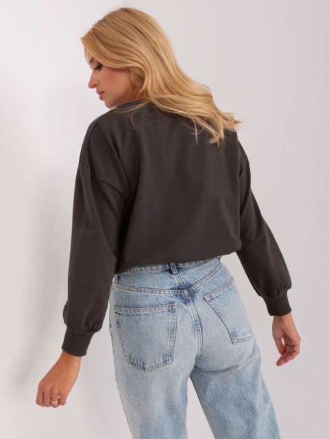 Bluzka RV-BZ-8156.85 ciemny khaki Bluzka RV-BZ-8156.85 ciemny khaki