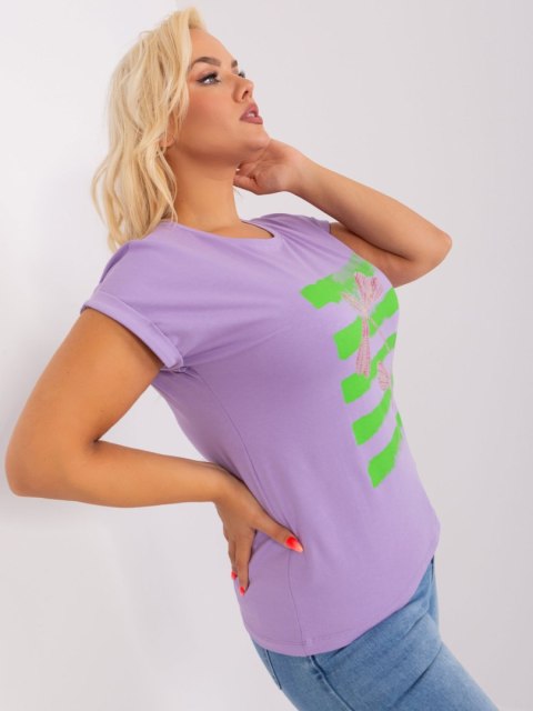 Bluzka RV-BZ-8969.92P jasny fioletowy Bluzka RV-BZ-8969.92P jasny fioletowy