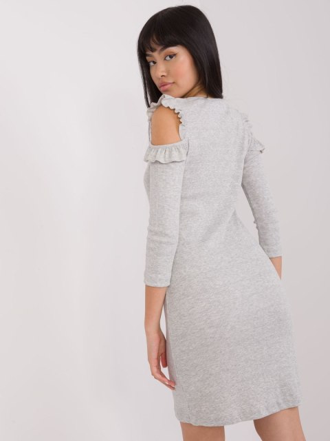 Sukienka EM-SK-HS-20-245.32 szary L/XL Sukienka EM-SK-HS-20-245.32 szary L/XL