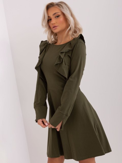 Sukienka EM-SK-HW-20-395.34P khaki L Sukienka EM-SK-HW-20-395.34P khaki L