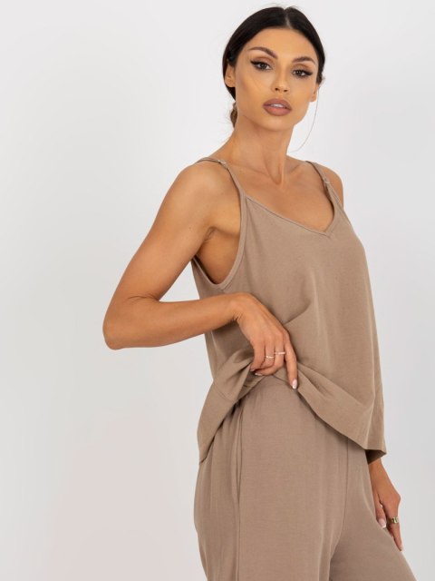 Top TW-TP-BE-A290.33P ciemny bezowy L Top TW-TP-BE-A290.33P ciemny bezowy L