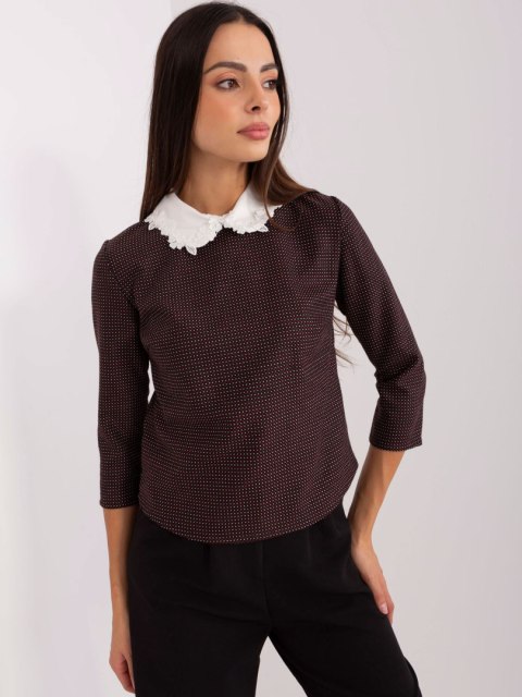 Bluzka LK-BZ-506477.70P czarny 38 Bluzka LK-BZ-506477.70P czarny 38