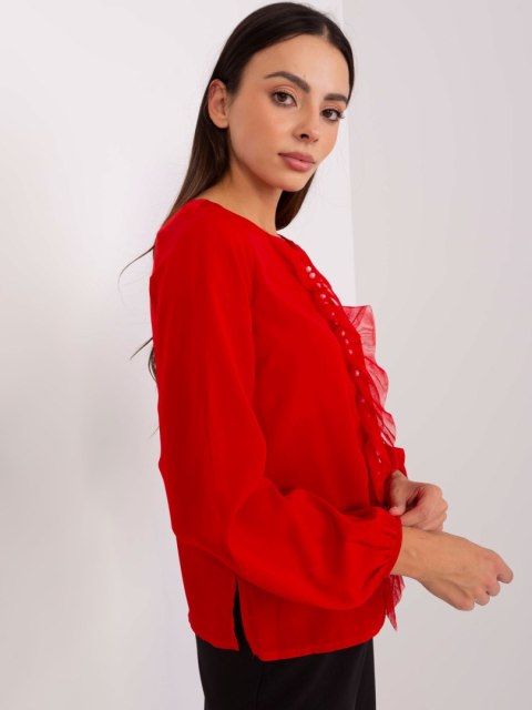 Bluzka LK-BZ-506673.36 czerwony 38
