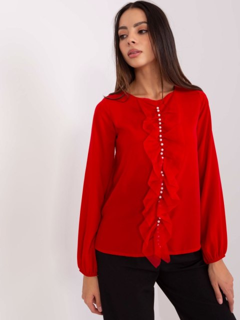 Bluzka LK-BZ-506673.36 czerwony 42