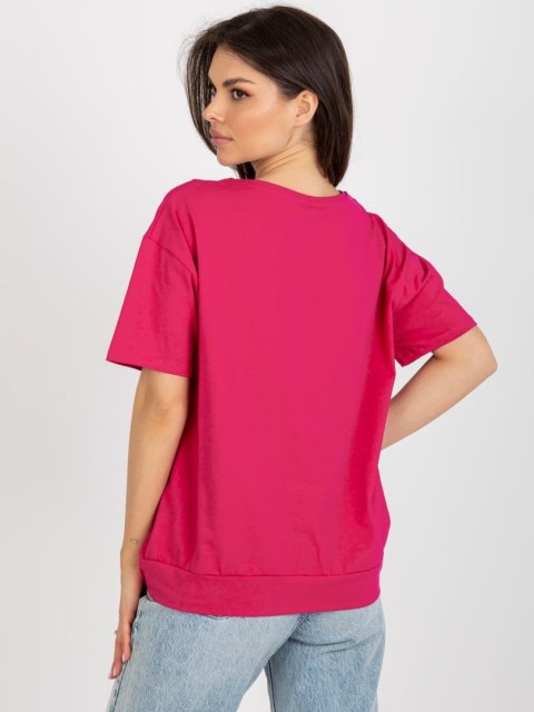 Bluzka RV-BZ-8826.22 fuksjowy L/XL Bluzka RV-BZ-8826.22 fuksjowy L/XL