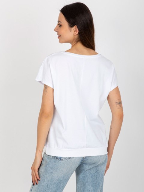 Bluzka RV-BZ-8957.77 biały L/XL Bluzka RV-BZ-8957.77 biały L/XL