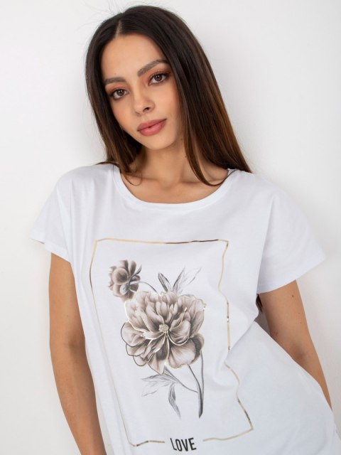 Bluzka RV-BZ-8957.77 biały L/XL Bluzka RV-BZ-8957.77 biały L/XL