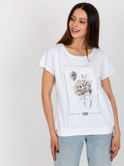 Bluzka RV-BZ-8957.77 biały L/XL Bluzka RV-BZ-8957.77 biały L/XL