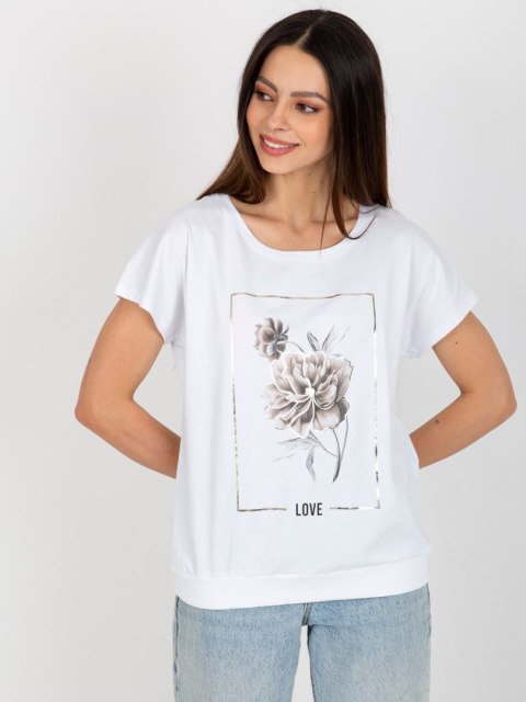 Bluzka RV-BZ-8957.77 biały L/XL Bluzka RV-BZ-8957.77 biały L/XL