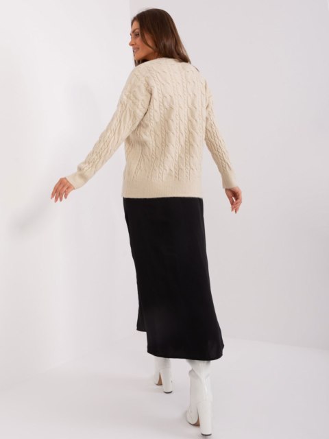 Sweter AT-SW-2335-1.68P beżowy Sweter AT-SW-2335-1.68P beżowy
