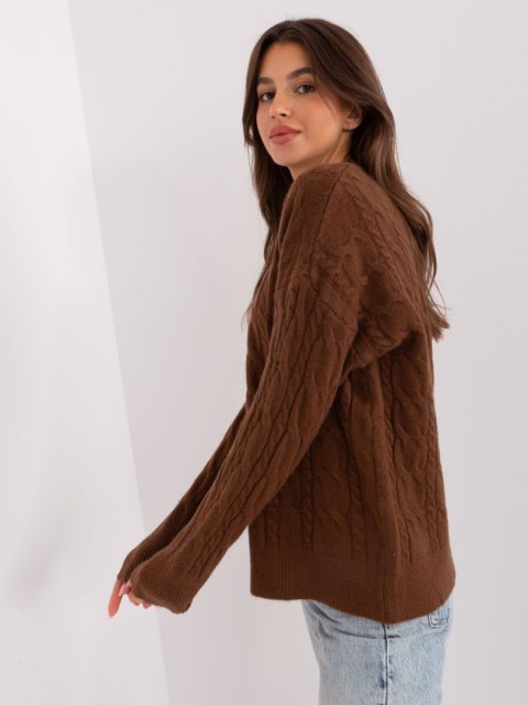 Sweter AT-SW-2335-1.68P brązowy Sweter AT-SW-2335-1.68P brązowy