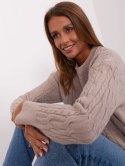 Sweter AT-SW-2335.27 beżowy