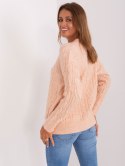 Sweter AT-SW-2335.27 brzoskwiniowy