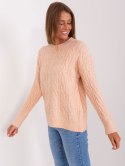 Sweter AT-SW-2335.27 brzoskwiniowy