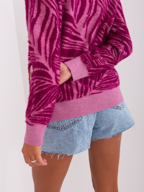 Sweter AT-SW-2357.96 fioletowy Sweter AT-SW-2357.96 fioletowy