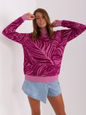 Sweter AT-SW-2357.96 fioletowy