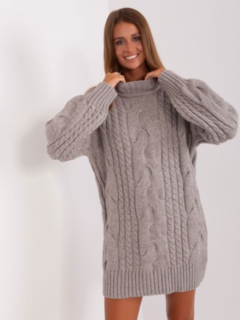 Sweter AT-SW-2367-1.35P szary Sweter AT-SW-2367-1.35P szary