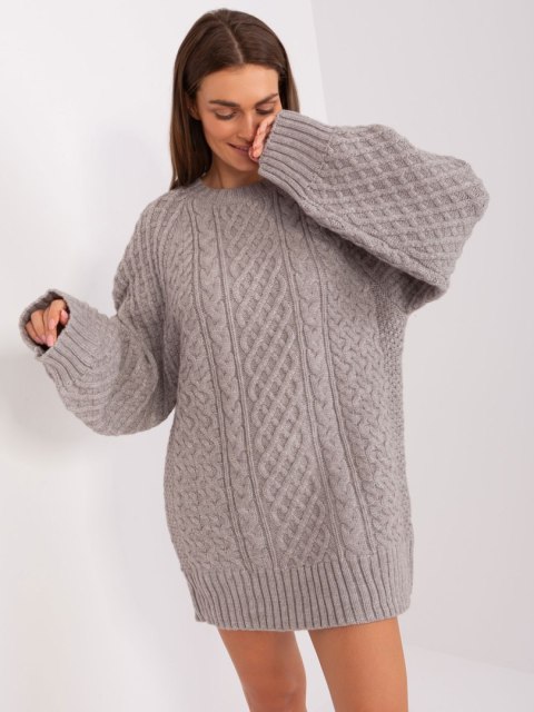 Sweter AT-SW-2367-2.64P szary Sweter AT-SW-2367-2.64P szary