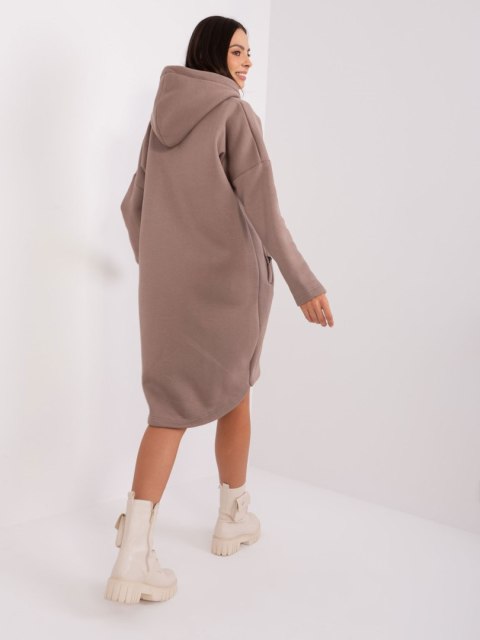 Bluza RV-BL-4858-1.99P ciemny bezowy L/XL Bluza RV-BL-4858-1.99P ciemny bezowy L/XL