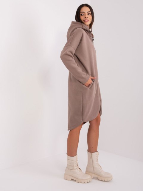 Bluza RV-BL-4858-1.99P ciemny bezowy L/XL Bluza RV-BL-4858-1.99P ciemny bezowy L/XL