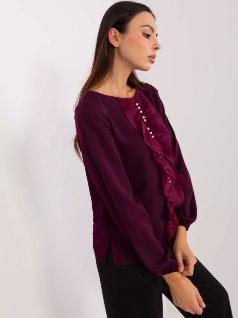 Bluzka LK-BZ-506673.36 ciemny fioletowy 40