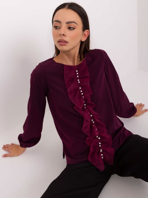 Bluzka LK-BZ-506673.36 ciemny fioletowy 42