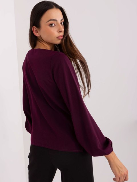 Bluzka LK-BZ-506673.36 ciemny fioletowy 42