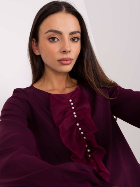 Bluzka LK-BZ-506673.36 ciemny fioletowy 42