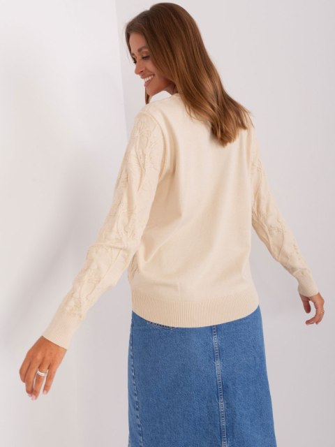 Sweter AT-SW-2231.99P jasny beżowy Sweter AT-SW-2231.99P jasny beżowy
