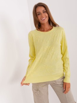Sweter AT-SW-2231.99P jasny żółty