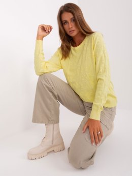 Sweter AT-SW-2231.99P jasny żółty