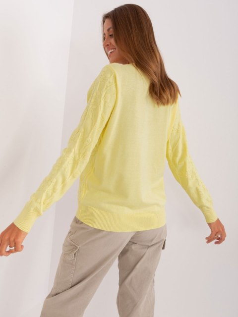 Sweter AT-SW-2231.99P jasny żółty Sweter AT-SW-2231.99P jasny żółty