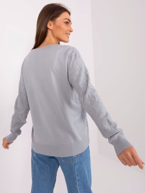 Sweter AT-SW-2231A.00P szary Sweter AT-SW-2231A.00P szary