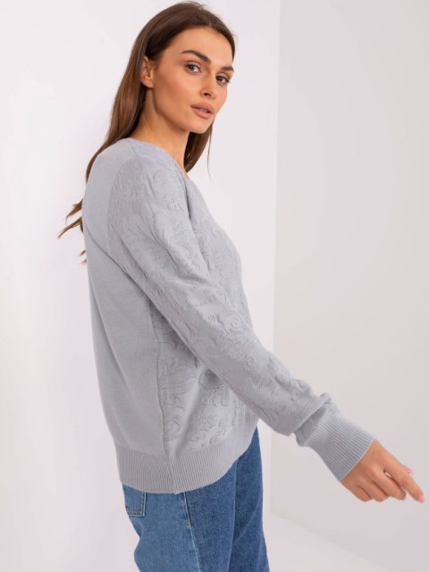 Sweter AT-SW-2231A.00P szary Sweter AT-SW-2231A.00P szary